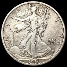 1916 Walking Liberty Half Dollar CHOICE AU