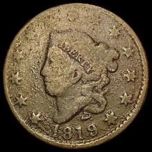 1819 Classic Head Large Cent NICELY CIRCULATED