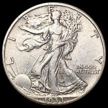 1933-S Walking Liberty Half Dollar CLOSELY UNCIRCULATED