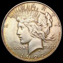 1927-D Silver Peace Dollar NEARLY UNCIRCULATED