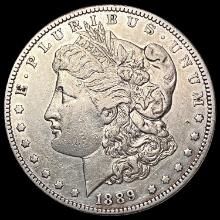 1889-CC Morgan Silver Dollar NEARLY UNCIRCULATED