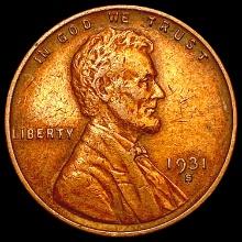 1931-S Wheat Cent CHOICE AU