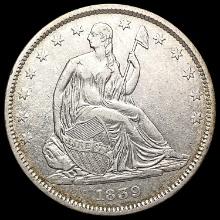 1839 Seated Liberty Half Dollar CLOSELY UNCIRCULATED