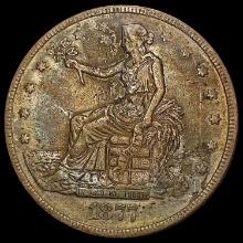 1877 Silver Trade Dollar CLOSELY UNCIRCULATED