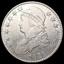 1821 Capped Bust Half Dollar CLOSELY UNCIRCULATED
