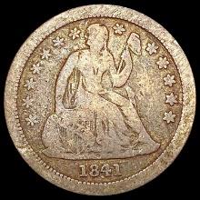 1841-O Seated Liberty Dime NICELY CIRCULATED