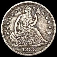 1838 Seated Liberty Half Dime NICELY CIRCULATED
