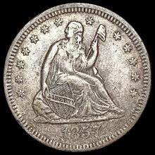 1857-O Seated Liberty Quarter NICELY CIRCULATED