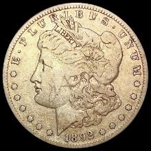 1892-S Morgan Silver Dollar LIGHTLY CIRCULATED