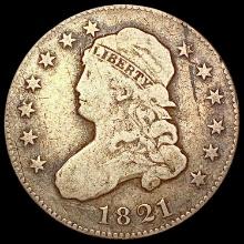 1821 Capped Bust Quarter NICELY CIRCULATED