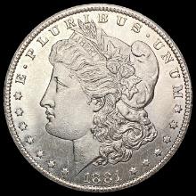 1881-CC Morgan Silver Dollar GEM BU