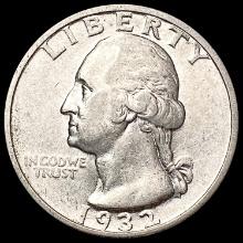 1932-S Washington Silver Quarter CLOSELY UNCIRCULATED