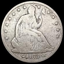 1873 Seated Liberty Half Dollar NICELY CIRCULATED