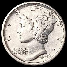 1918-S Mercury Dime CLOSELY UNCIRCULATED