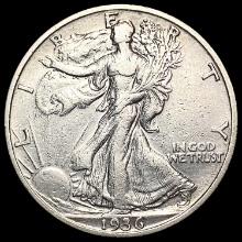 1936-S Walking Liberty Half Dollar CLOSELY UNCIRCULATED