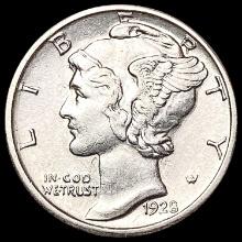 1925-S Mercury Dime CLOSELY UNCIRCULATED