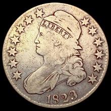 1823 Ugly 3 Capped Bust Half Dollar LIGHTLY CIRCULATED