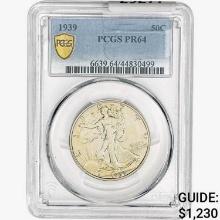 1939 Walking Liberty Half Dollar PCGS PR64