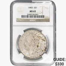 1903 Morgan Silver Dollar NGC MS63