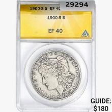 1900-S Morgan Silver Dollar ANACS EF40