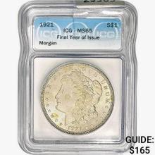 1921 Morgan Silver Dollar ICG MS65 FYI