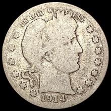 1914-S Barber Quarter NICELY CIRCULATED