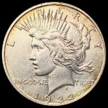 1922-D Silver Peace Dollar CHOICE AU