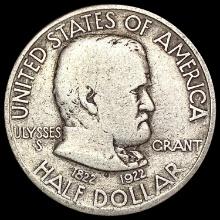 1922 Grant Half Dollar NICELY CIRCULATED