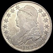 1822 Capped Bust Half Dollar LIGHTLY CIRCULATED