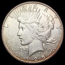 1925-S Silver Peace Dollar CLOSELY UNCIRCULATED