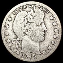 1915-S Barber Quarter NICELY CIRCULATED