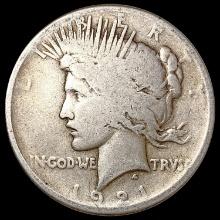 1921 Silver Peace Dollar NICELY CIRCULATED