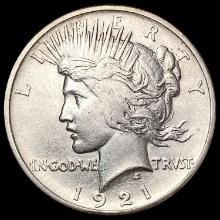 1921 Silver Peace Dollar CLOSELY UNCIRCULATED