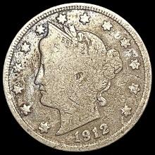 1912-S Liberty Victory Nickel NICELY CIRCULATED