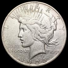 1928-S Silver Peace Dollar LIGHTLY CIRCULATED