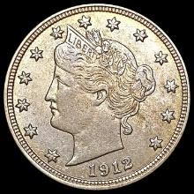 1912-D Liberty Victory Nickel CHOICE AU