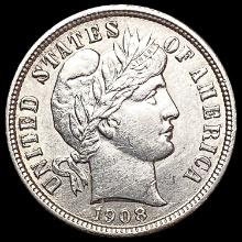 1908-D Barber Dime UNCIRCULATED