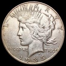 1935-S Silver Peace Dollar CLOSELY UNCIRCULATED