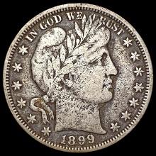 1899-O Barber Half Dollar LIGHTLY CIRCULATED