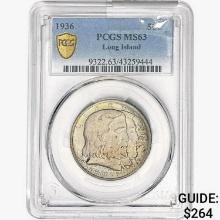 1936 Long Island Half Dollar PCGS MS63