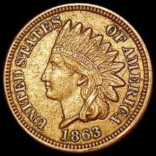 1863 Indian Head Cent CLOSELY UNCIRCULATED