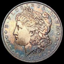 1886 Toned Morgan Silver Dollar UNCIRCULATED