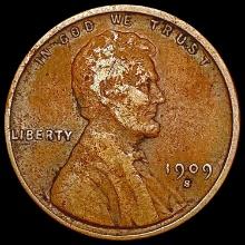 1909-S VDB Wheat Cent NEARLY UNCIRCULATED