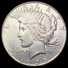 1925-S Silver Peace Dollar CLOSELY UNCIRCULATED