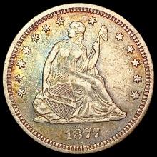 1877-S Seated Liberty Quarter CLOSELY UNCIRCULATED