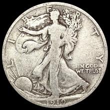 1919-D Walking Liberty Half Dollar NICELY CIRCULATED