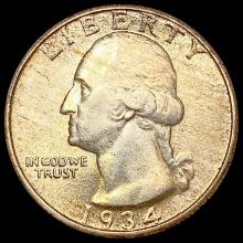 1934 Washington Silver Quarter UNCIRCULATED