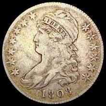 1808 Capped Bust Half Dollar LIGHTLY CIRCULATED