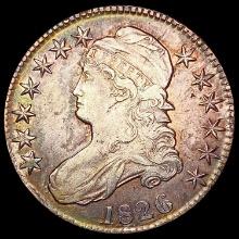 1826 Capped Bust Half Dollar CHOICE AU