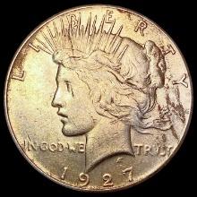 1927 Silver Peace Dollar CLOSELY UNCIRCULATED